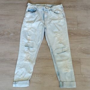 Bleached jeans